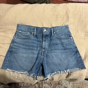 Madewell the mom Jean short
